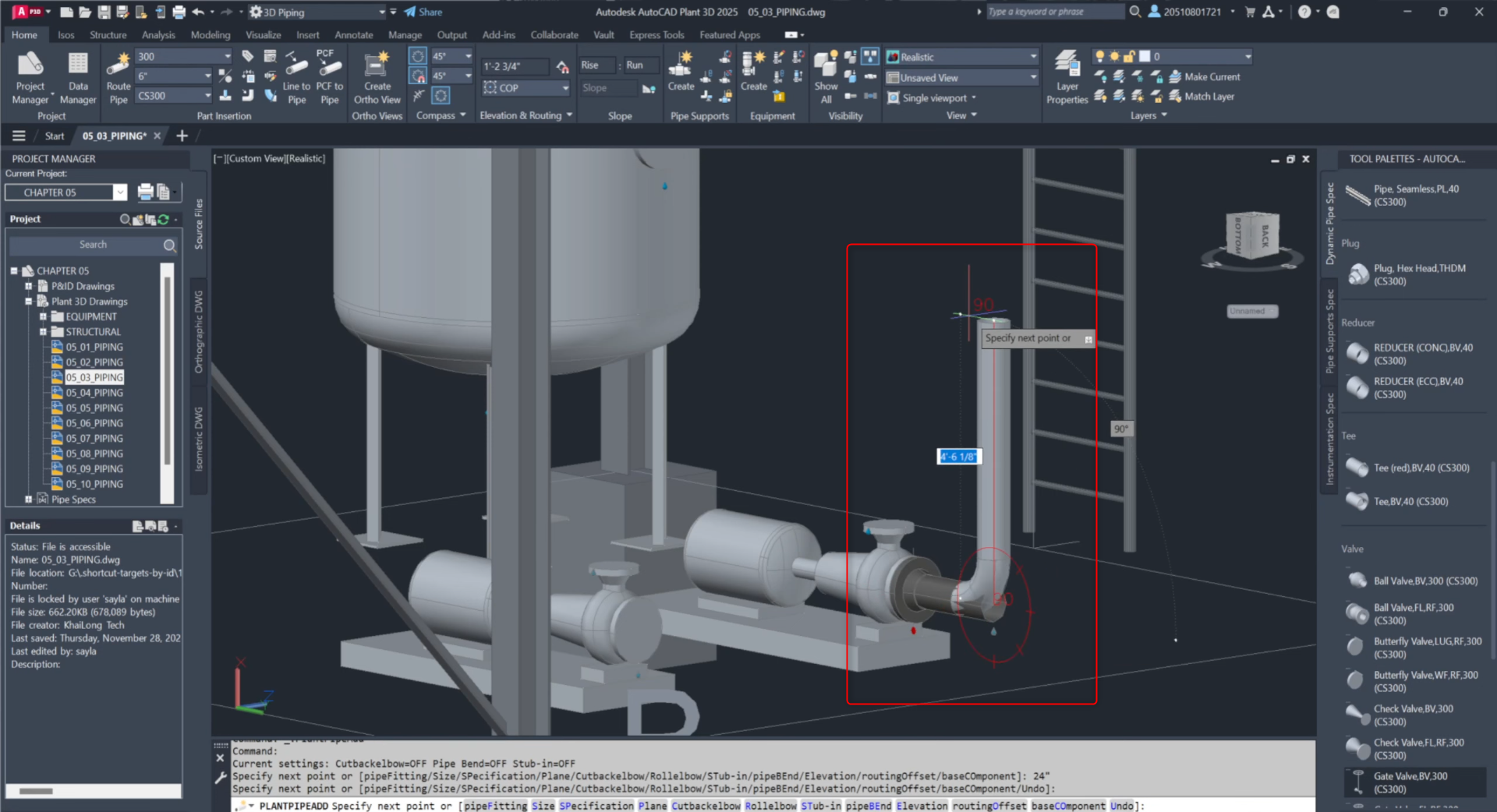 AutoCAD Plant 3D: Routing Pipe from Equipment Nozzles with Auto-Flanges ...